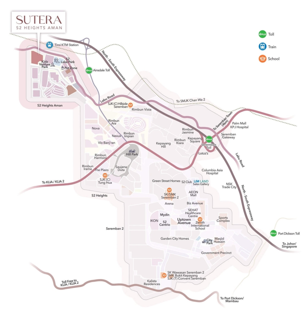 Sutera Location Map