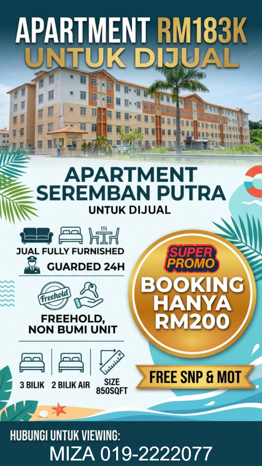 RUMAH MURAH SIKAMAT RM 183000
